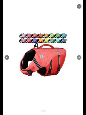 Dog Life Vest with Reflective Straps sz. Med